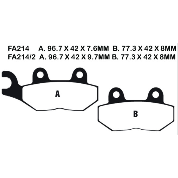EBC EBC Brake Pads FA214